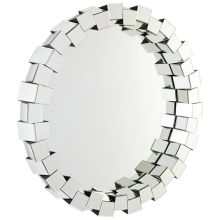 Kuberick 42.25" Diameter Circular Framed Bathroom Mirror