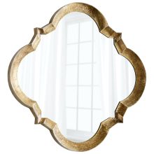 59.5 x 59.4 Parnel Specialty Iron and Wood Mirror