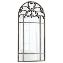 Patton 29-3/4" W x 60-1/4" H Arched Framed Bathroom Mirror