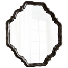 Outline 36-1/2" Diameter Geometric Framed Bathroom Mirror