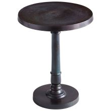 Emerson 18 Inch Diameter Aluminum Side Table Made in India