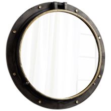 7 Inch Diameter Barrel Iron Mirror