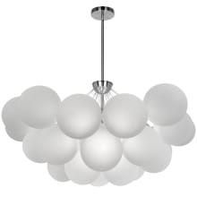 Miles 8 Light 36" Wide Abstract Chandelier