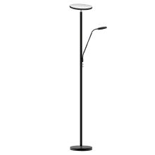 2 Light 72" Tall Integrated LED Dual Function Floor Lamp