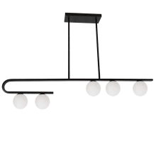 Atlas 5 Light 44" Wide Linear Pendant