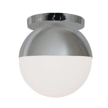 Dayana 7" Wide Semi-Flush Globe Ceiling Fixture