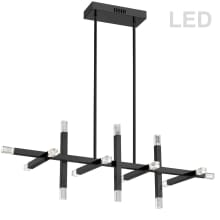Francesca 16 Light 40" Wide LED Abstract Linear Chandelier