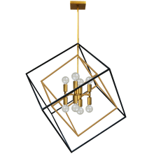 Kappa 8 Light 27" Wide Chandelier