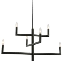 Nora 6 Light 32" Wide Candle Style Chandelier
