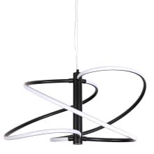 Romy 24" Wide LED Abstract Chandelier