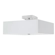 Seren 3 Light 14" Wide Semi-Flush Square Ceiling Fixture