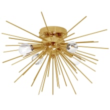Vega 4 Light 18" Wide Semi-Flush Ceiling Fixture