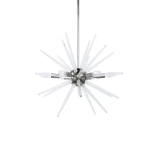 Vela 6 Light 20" Wide Abstract Sputnik Chandelier