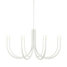 Wand 8 Light 38" Wide Taper Candle Style Chandelier