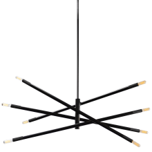 Wand 8 Light 36" Wide Sputnik Chandelier