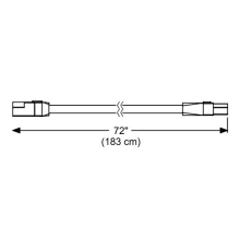 72" Interconnect Cord for CCT Linear undercabinet light bars
