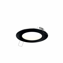 LED Canless Recessed Fixture with 5" Shower and Wafer Trim - Airtight