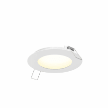 LED Canless Recessed Fixture with 5" Shower and Wafer Trim - Airtight