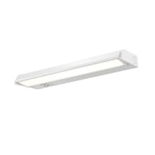 CCT Linear 12" LED Under Cabinet Light Bar - Selectable Color Temperature & Adjustable Light Direction