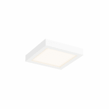 6" Wide LED Flush Mount Square Outdoor Ceiling Fixture