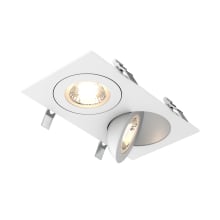 Pivot Duo 4" Integrated LED Adjustable Canless Recessed Light