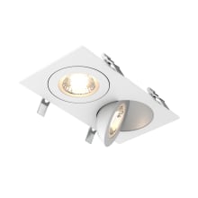 Pivot Duo 4" Integrated LED Adjustable Recessed Trim