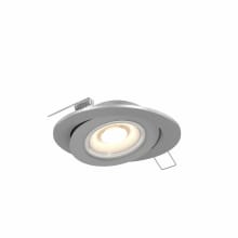 Pivot LED Canless Recessed Fixture with 7" Adjustable Trims - Airtight