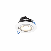 LED Canless Recessed Fixture with 4" Adjustable Trim - Airtight