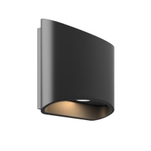 2 Light 6" Tall LED Indoor / Outdoor Wall Sconce