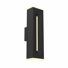 17" Tall LED Outdoor Wall Sconce - ADA Compliant