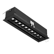 MSL Recessed 14" Wide Linear Adjustable Ten Light Canless Recessed Fixture - 3000K