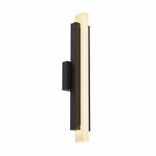 21" Tall LED Smart Outdoor Wall Sconce - ADA Compliant