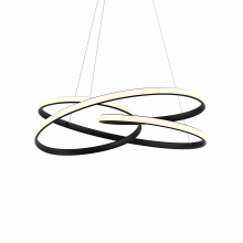 Deco 21" Wide Abstract Chandelier