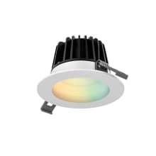 Smart Home 4" Regressed LED Canless Recessed Fixture - Full RGB + Adjustable Color Temperature