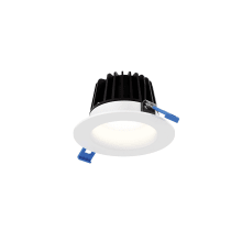 Edge 4" Selectable Color Temperature LED Indoor/Outdoor Recessed Round Gimbal Trim