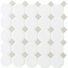 Octagon with Dot - 2" x 2" Octagon Wall & Floor Tile - Varied Tile Visual - Sold by Sheet