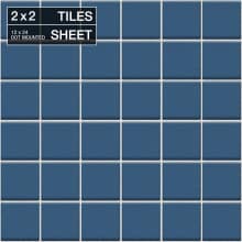 Keystones - 2" x 2" Square Wall Tile - Unpolished Visual - Sold by Sheet (2 SF/Sheet)