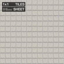 Keystones - 1" x 1" Square Wall Tile - Unpolished Visual - Sold by Sheet (2 SF/Sheet)