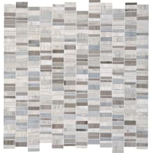 Limestone - 1" x 1" Rectangle Floor and Wall Tile - Honed Visual - Sold by Sheet (1 SF/Sheet)