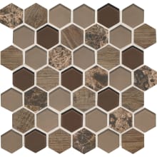 Idyllic Blends - 11" x 11" Hexagon Wall Tile - Honed Visual - Sold by Sheet (0.76 SF/Sheet)