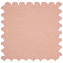 Revalia Remix - 3" x 3" Fan Wall Mosaic Tile - Glossy Ceramic Visual - Sold by Sheet (1.02 SF/Sheet)