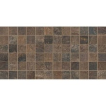 Slate Attache - 2" x 2" Square Floor and Wall Tile - Textured Visual - Sold by Sheet (2 SF/Sheet)