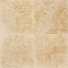 Travertine - 18" x 18" Square Floor and Wall Tile - Honed Visual - Sold by Carton (11.25 SF/Carton)