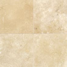 Travertine - 16" x 16" Square Floor and Wall Tile - Honed Visual - Sold by Carton (10.68 SF/Carton)