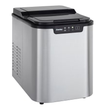 10 Inch Wide 2 Pound Capacity Portable Ice Maker with 25 Lb. Daily Ice Production