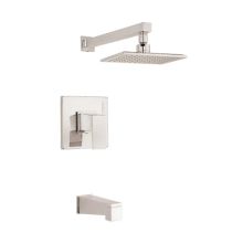 Mid-Town Pressure Balanced Tub and Shower Trim Package with Single Function Rain Shower Head - (Less Valve)