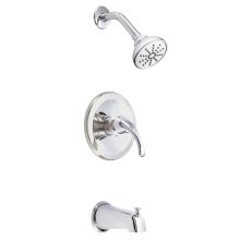 Pressure Balanced Tub and Shower Trim Package with Single Function Shower Head From the Melrose Collection (Less Valve)