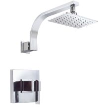 Sirius Pressure Balanced Shower Only Trim Package with Single Function Rain Shower Head - Less Valve