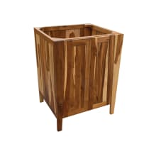 Significado 24" Free Standing Solid Teak Wood Vanity Cabinet Only