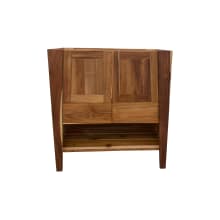 Significado 30" Free Standing Solid Teak Wood Vanity Cabinet Only